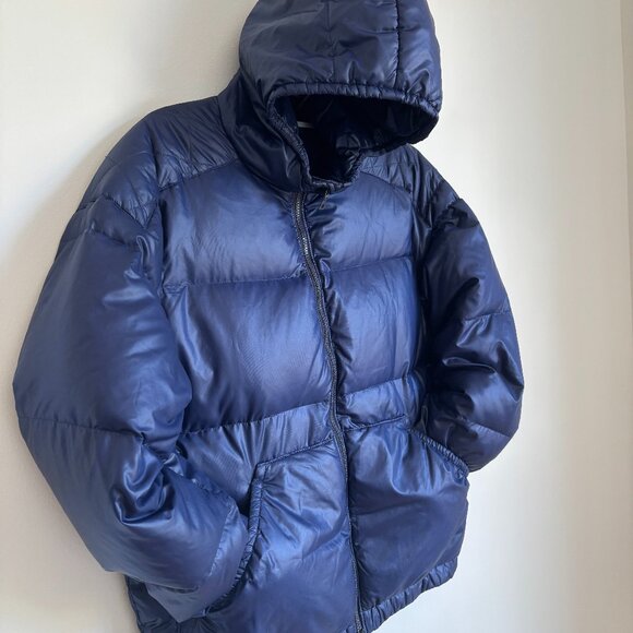 Marc Jacobs Hooded Puffer Jacket Cobalt Blue - Picture 1 of 4